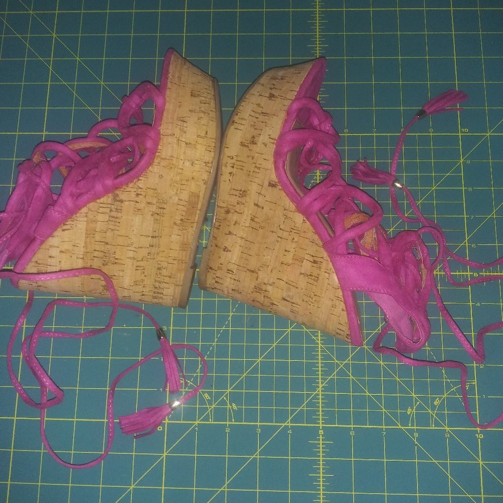 Cute shoes all differ colors and sizes